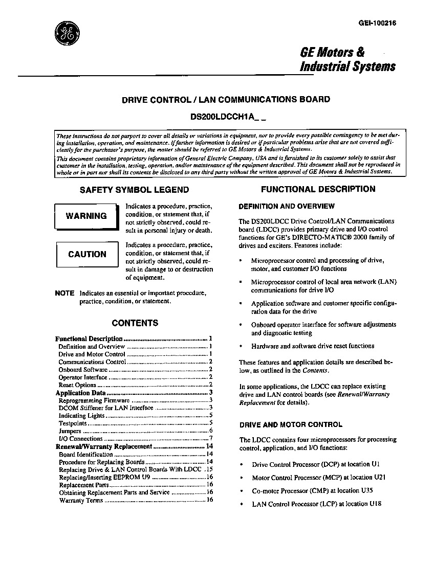 First Page Image of DS200LDCCH1ALA Overview.pdf